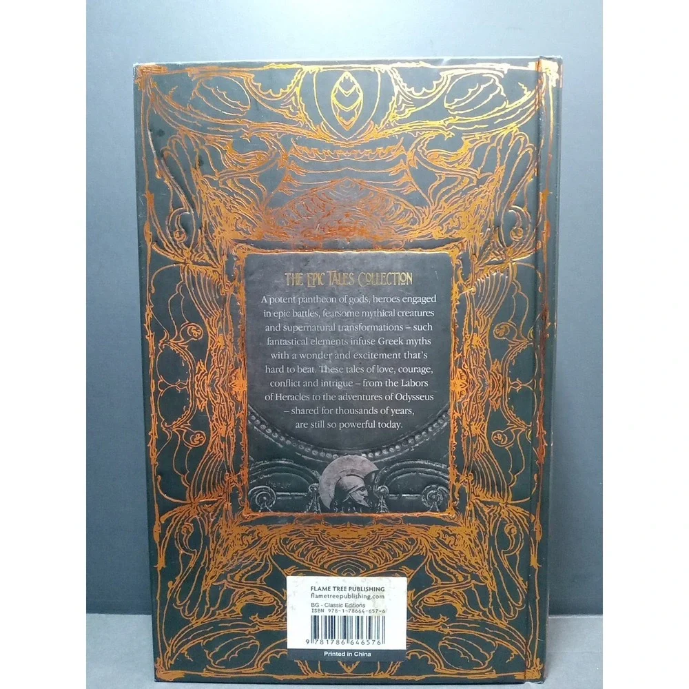 GREEK MYTHS & TALES Epic Mythology Gothic‎ Fantasy Deluxe Hardcover Very Good